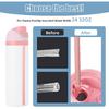 6pcs Replacement Straws for Owala FreeSip 24oz 32oz, 6 Colors Reble Plastic Straws with Cleaning Brush & Cutting Tool Water Bottle Tumbler