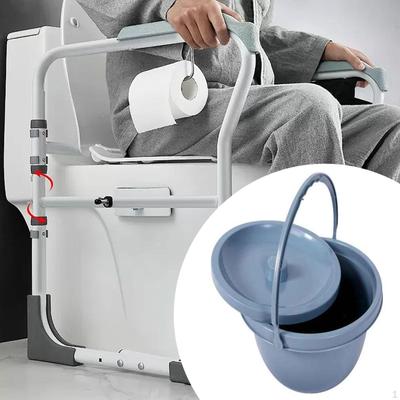 Chamber Pot Thickened Toilet Bucket Lightweight Potty with Handle Easy Clean Urinal Commode for Car