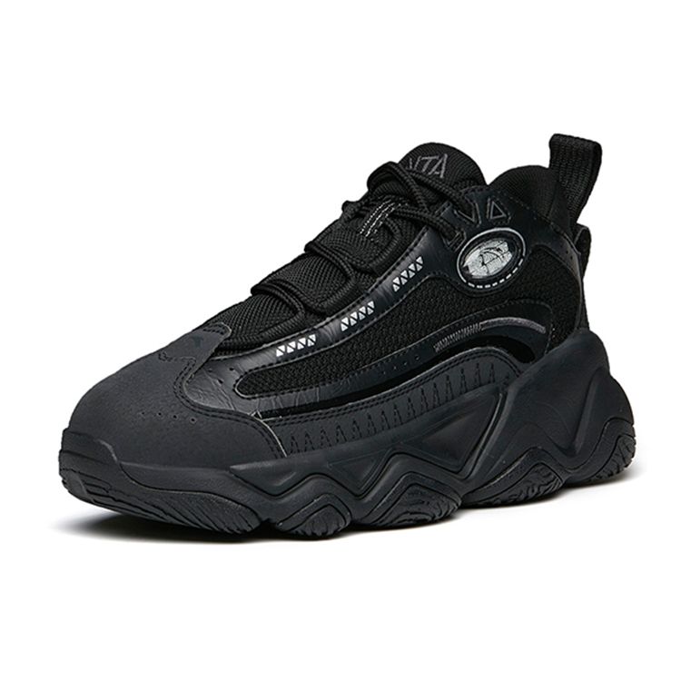 Anta Durable Low-Top Dad Shoes Women sneakers Black 122148090R-2