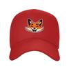 Happy Fox Laughing Expression Baseball Cap Stylish Travel Adjustable Outdoor Hat