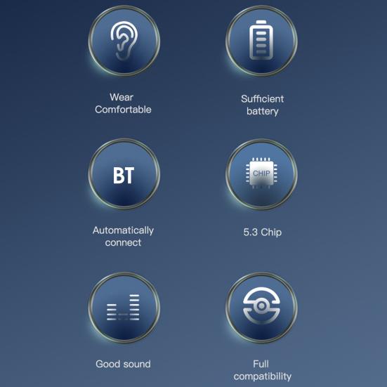 Ambie Excellent Earphone Stable Transmission Rechargeable Intelligent Noise Reduction