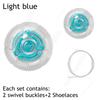 New Automatic Laces Sneakers Swivel Buckle Shoelaces Without Ties Adults Kids Lazy No Tie Shoe Laces Shoe Accessories 1Pair