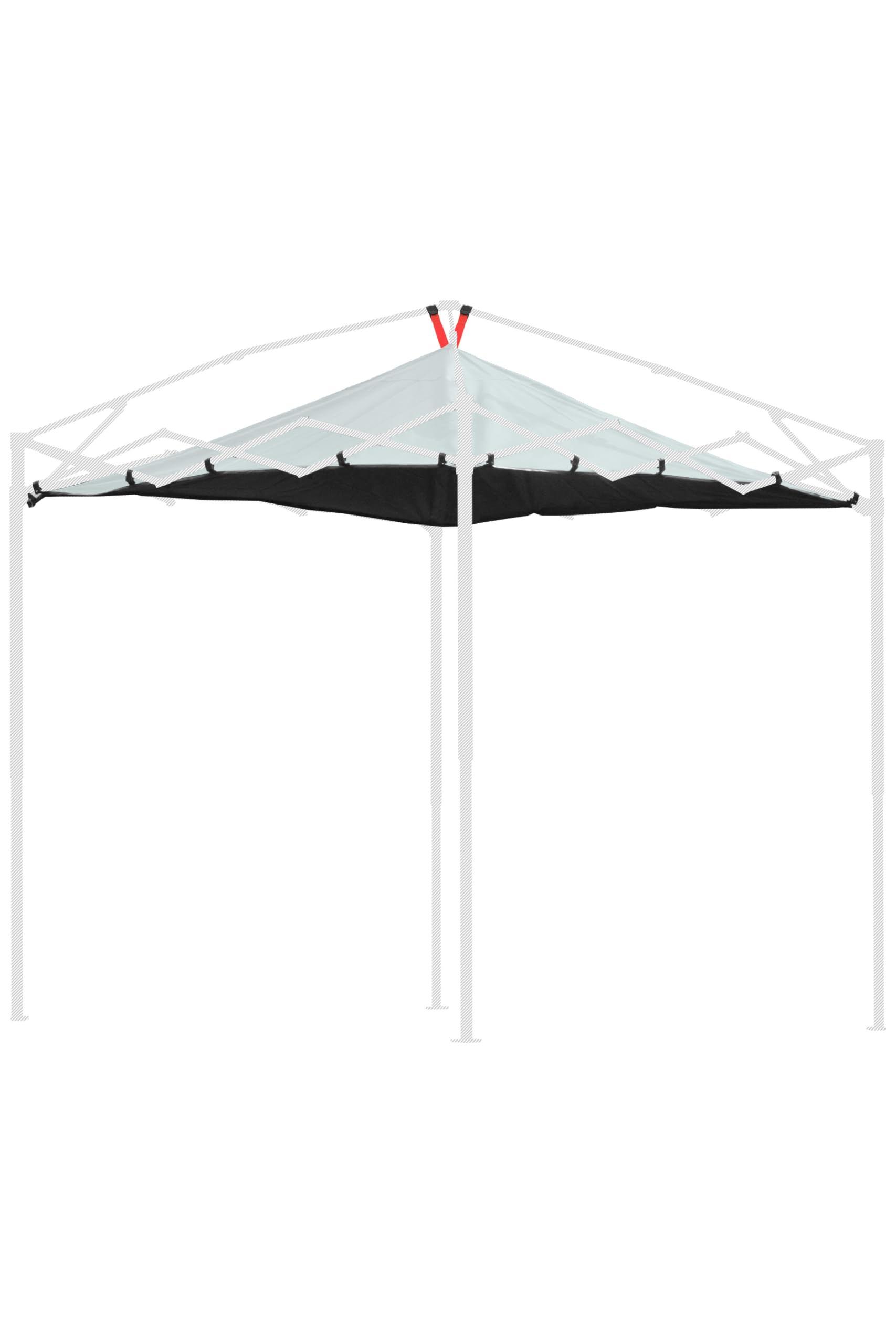 

FIELDOOR [Полная защита от света] Тент-навес, Легкая установка, Защита от солнца, Защита от УФ-лучей, Подвесной тип, для кемпинга и активного отдыха [2,0 м]