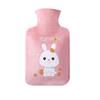 Kaqikete Cute Cartoon Plush Refillable Winter Hot Water Bottle & Hand Warmer