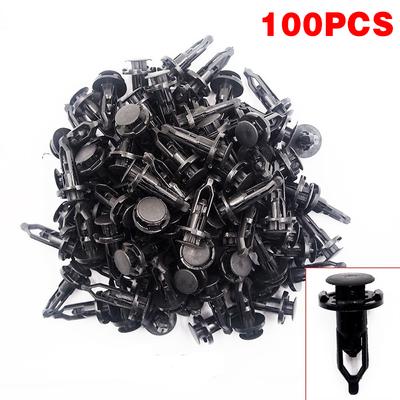 Mayitr7mm Clip di Fissaggio per Auto Pratiche Parti di Ritenzione Rivetti in Plastica Durevoli Clip a Fibbia Accessori Interni Auto
