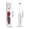 Mini Electric Milk Foamer Blender Wireless Coffee Whisk Mixer Handheld Egg Beater Battery Powered Cappuccino Drink Mixer