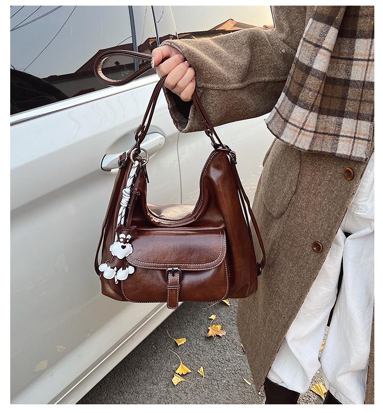 Multifunctional Fashion Backpack & Crossbody Bag with European & American Style