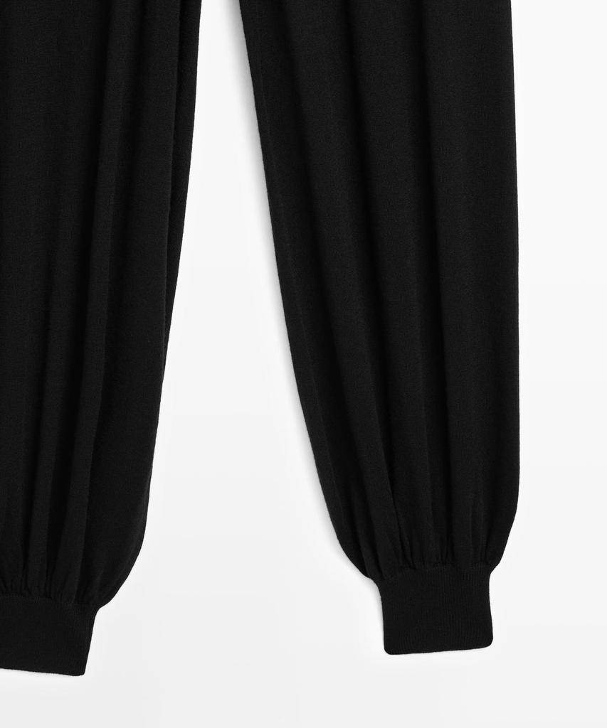 Masimodutti Wool Knit Sarouel Pants
