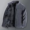 Autumn and Winter Coat with Fleece Men's Loose Style Top Men's Hoodie