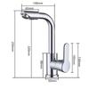 Rotatable Basin Faucet For Kitchen and Bathroom Dual-use Splash-proof Hot and Cold Water Faucet