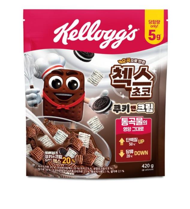 Chex Choco Multigrain Cereal 570g + Korean Snack Pack Assortment (4 Types)