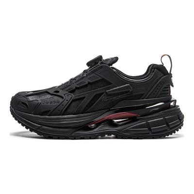 Li Ning Project Yixing Bequeme, vielseitige, rutschfeste, verschleißfeste Low-Top-Freizeitschuhe für Damen, Freizeitschuhe, Schwarz AGLT222-2