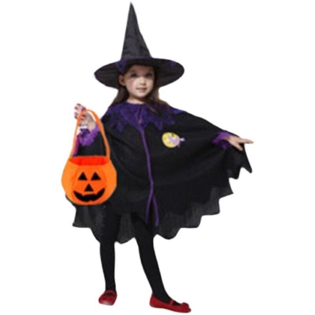 Kids Witch Costume Set for Halloween