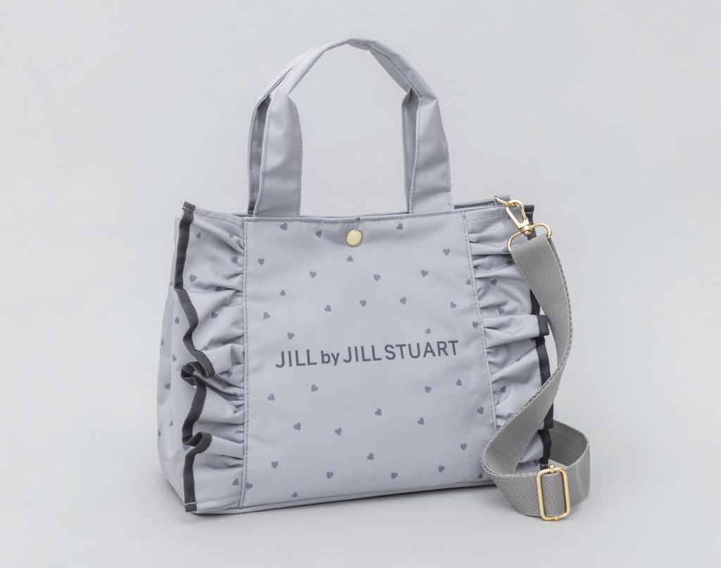 JILL by JILL STUART BOOK Heart Frill Bag GRAY Brand Ver