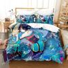 Game Kawaii Girls Onmyoji 3D Bedding Set Duvet Cover Pillowcases Single Twin Full Queen King Size Home Decor Quilt Boys Gift
