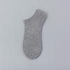 Unisex Comfortable Casual Breathable Cotton Short Socks New Summer No Show Breathable Knitted Socks for Male Black and White