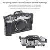 JLwin Protective Camera Cage Aluminum Alloy with Cold Shoe Mount Magnetic Wrench Slot Numerous