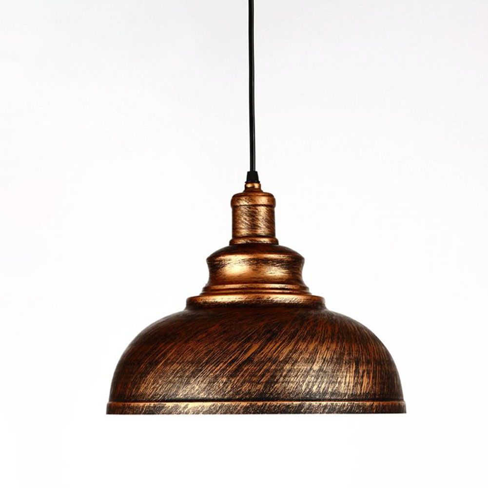 Stropní závěsné svítidlo lehké kovové stínidlo Vintage Industrial