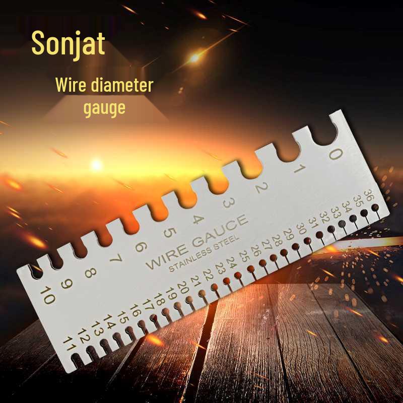Stainless Steel Wire Gauge and Weld Inspection Ruler