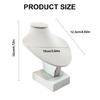 Elegant Necklace Jewelry Bust Stand Elegant Flannel Jewelry Display Mannequin Necklace Rack for Exhibitions and Shops