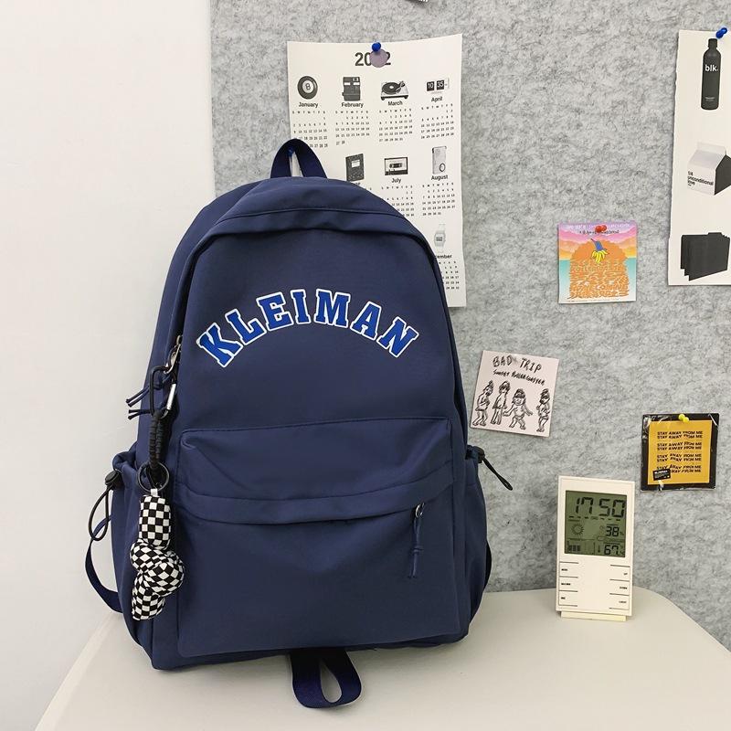 Schoolbag Large capacity simple schoolbag Female Korean version High school student Junior high school student backpack Japanese versatile casual 