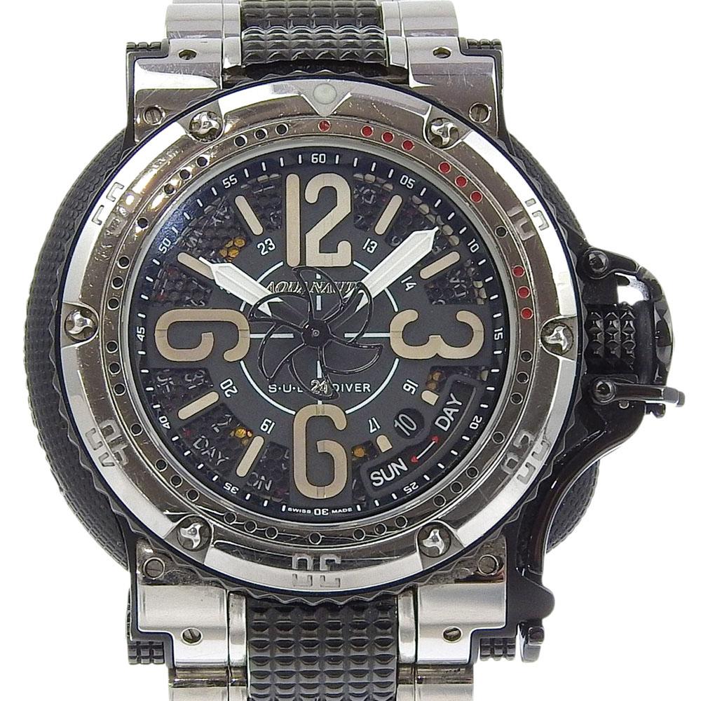 

AQUANAUTIC King sub commander Годинники KSP2202 чорний циферблат Нержавіюча сталь Механічний Автоматичний Аналоговий дисплей чоловічі Вживані