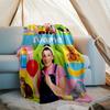 Personalized Custom Name Blanket - Ms. Rachel Print Design,Blanket for Sofa,Bed,Travel,Camping - Soft and Warm, Great Gift