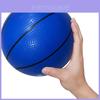 Pallone da Basket Gonfiabile in PVC Resistente per Sport all'Aperto per Bambini 18cm Blu