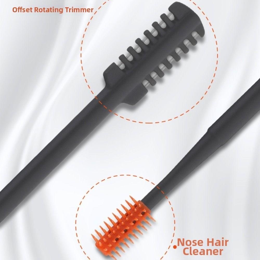 3Pcs/Set 360° Rotating Nose Hair Trimmer Washable Hair Removal Tool Nose Hair Clippers  Women Men