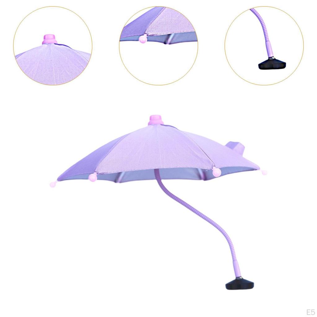 Phone Umbrella Camera Compact Practical Flexible Adjustable Sunshades for Mobile