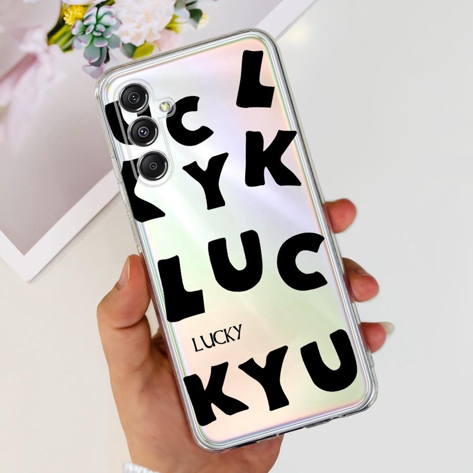 For Samsung Galaxy M34 5G Case SM-M346B New Fashion Painted Cover Clear Silicone Case For Samsung M34 M 14 Galaxy M14 Soft Shell