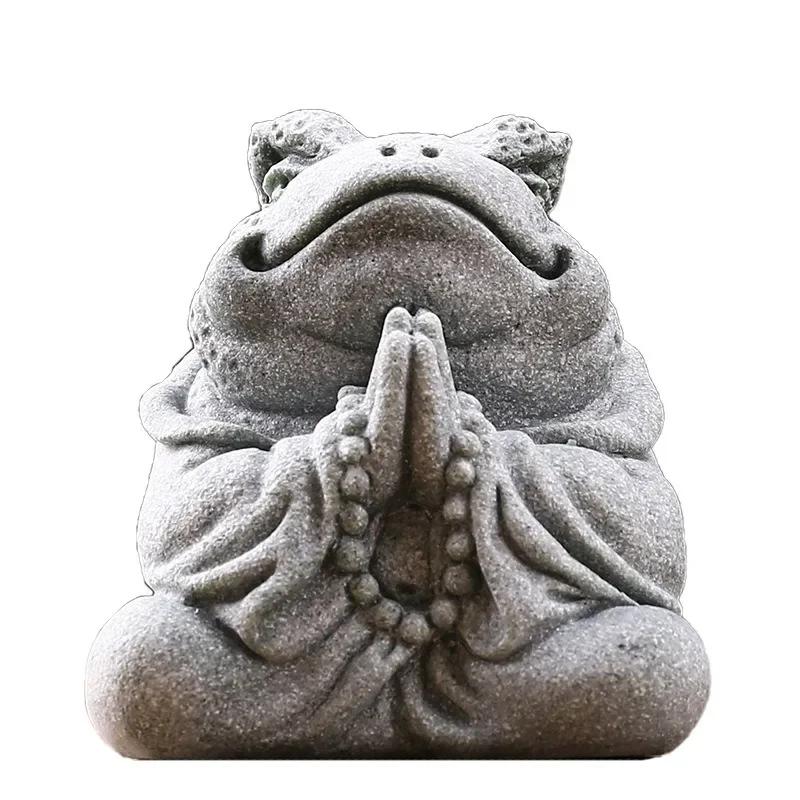 Decor Creativ Placă de Ceai Salon de Ceai Atragerea Bogăției Broască Auriu Animal Fir Parfum Decor Pet de Ceai