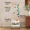Bird cage station rack for parrot species such as black phoenix peony tiger skin small sun,floor-standing activity stand