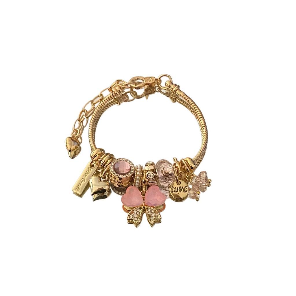 Butterfly Crystal Alloy Bracelet For Women And Men Fashion Jewelry Accessory