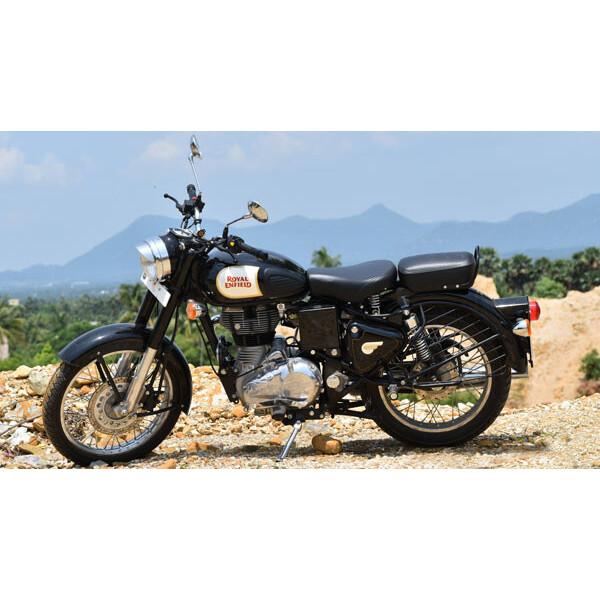 Royal Enfield Classic 350 BS3 Black "Petrol Gas Fuel Tank" With Sticker Assembly