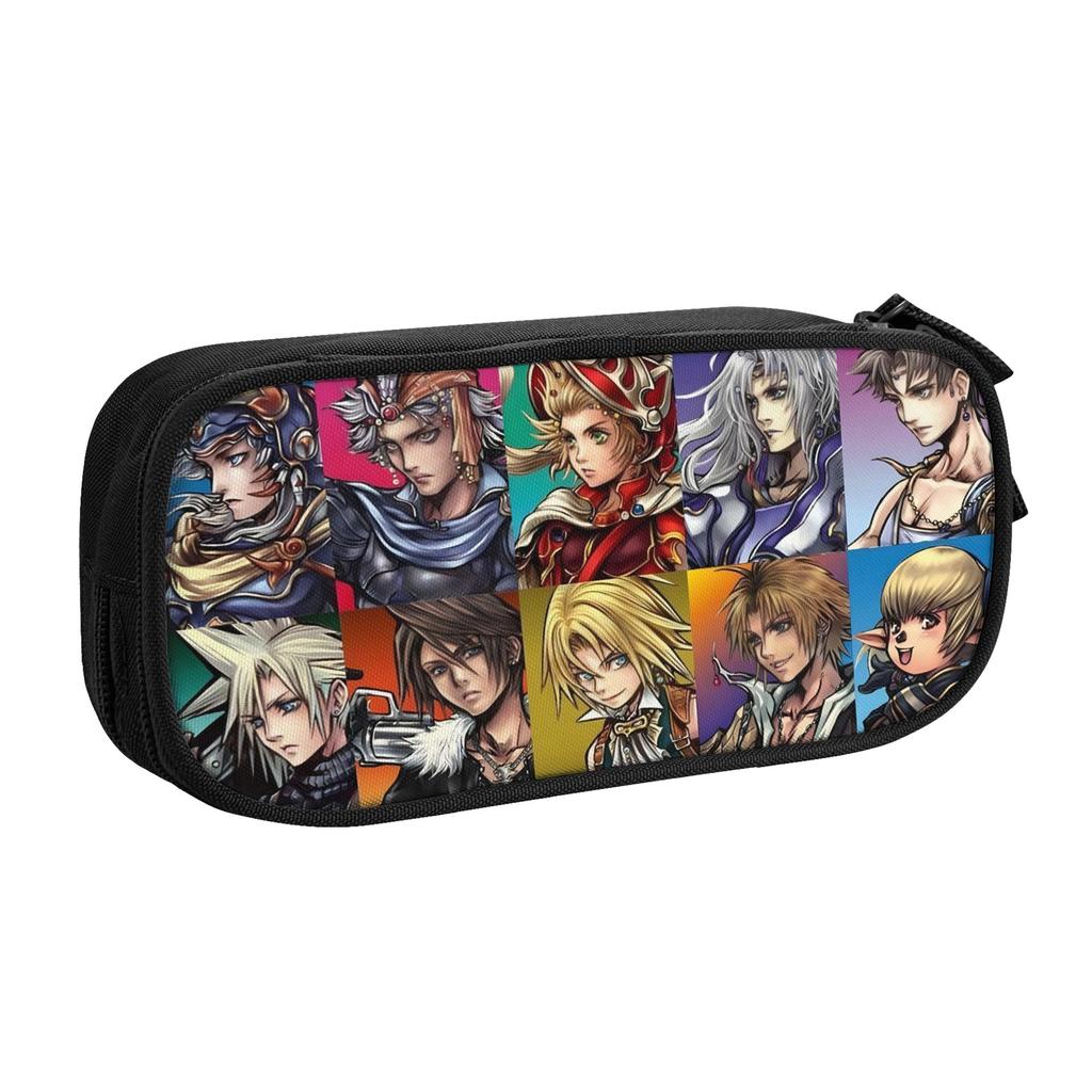 Cute Game Final Fantasy Japan Fantasy Video Pencil Cases for Girls Boys Big Capacity Pencil Bag School Accessories