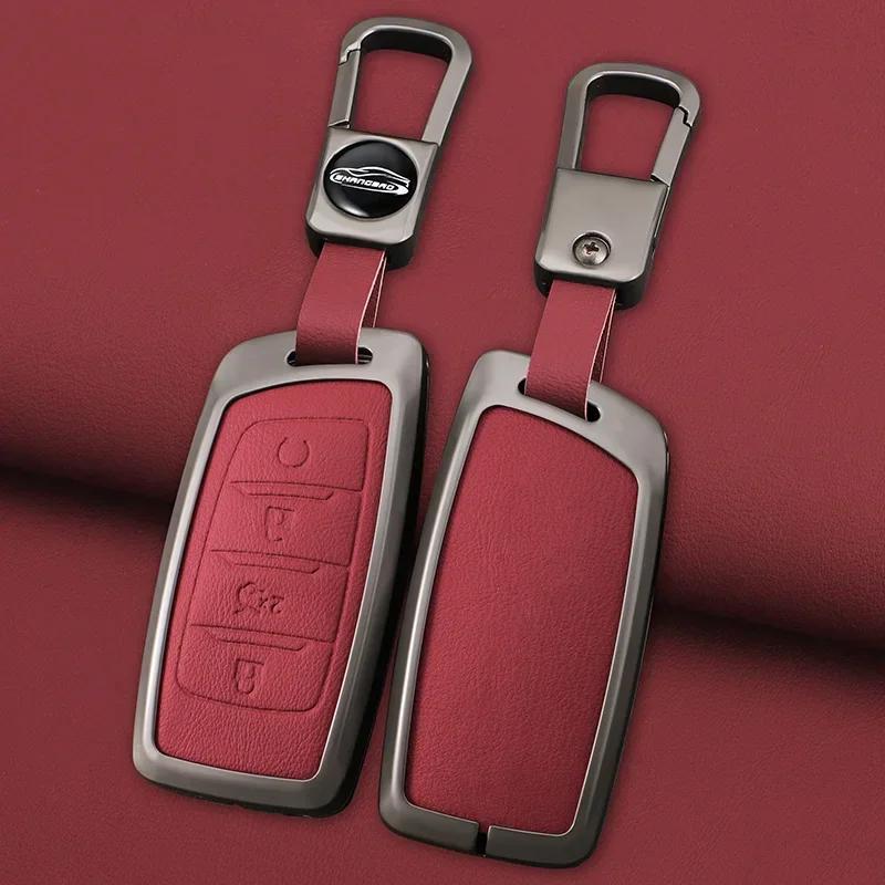 Key Fob Remote Mount Case Cover Fit For Changan Hunter F70 Cs35 Cs75 Plus Cs85 Coupe Cs95 Smart 4 Buttons Protector Skin Auto Accessories
