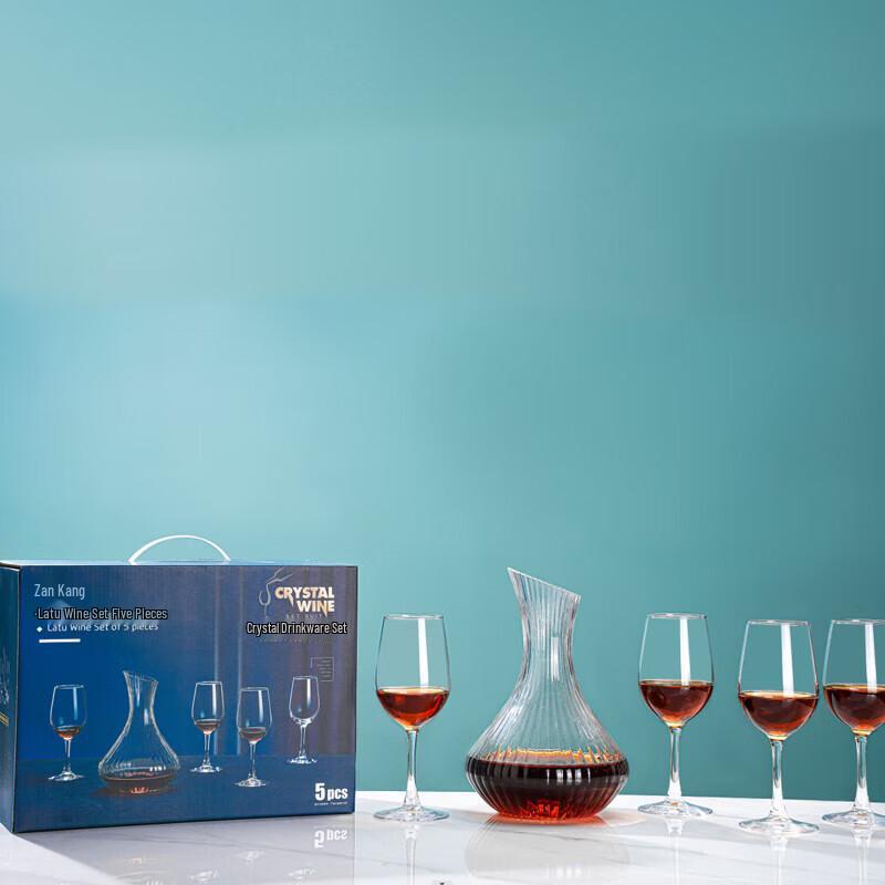 Zankang Chateau 5-Piece Wine Decanter Set