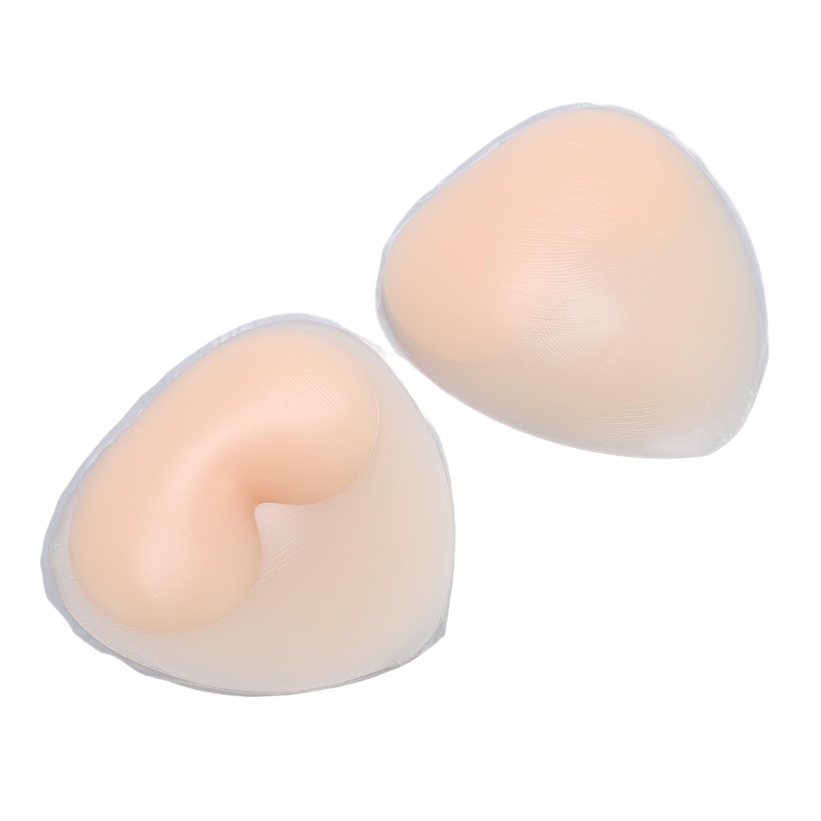 

3 Pair Bra Pads Strong Adhesive Water Proof Strapless Silicone Bra Pads Inserts for Swimwear Dress