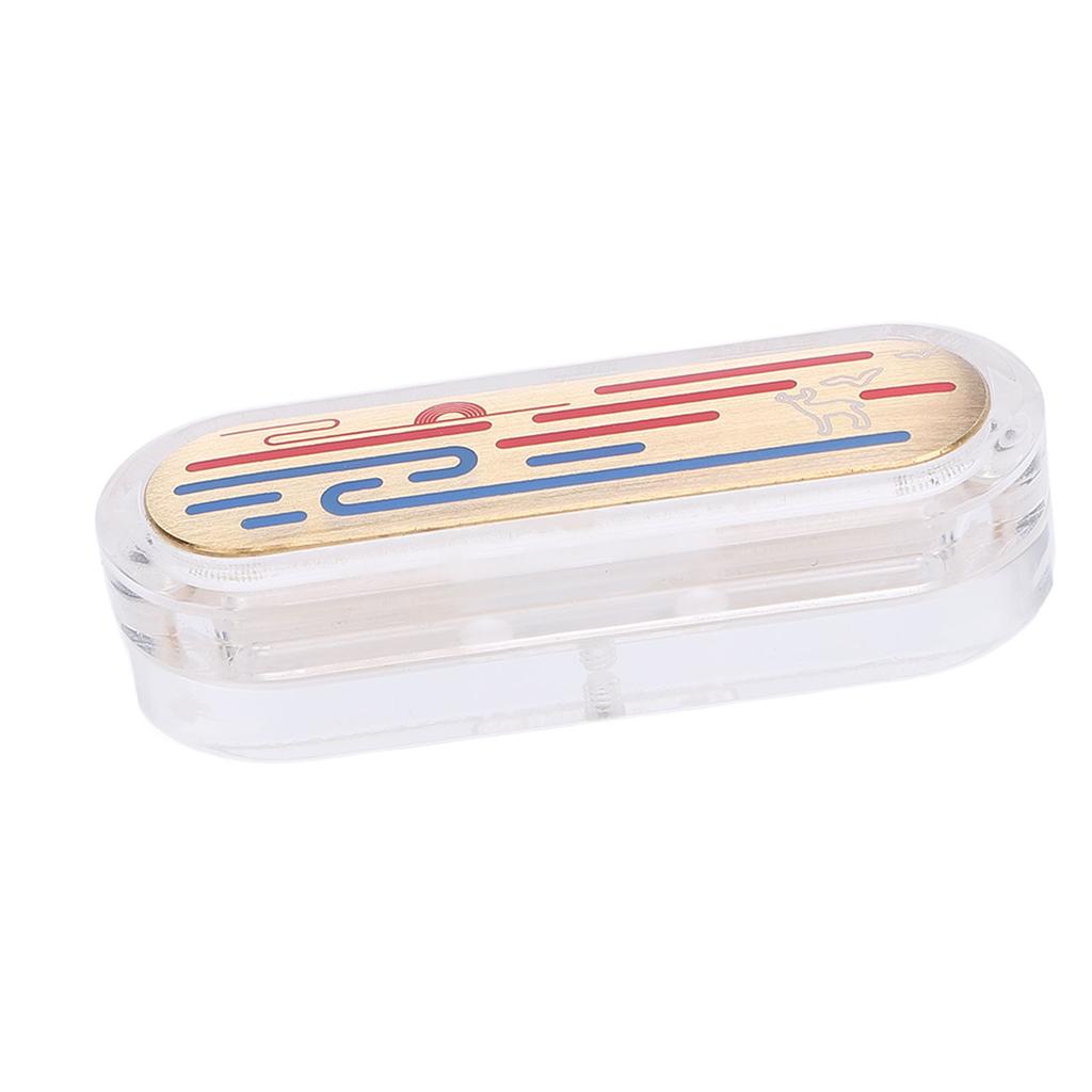 Haptic Slider Fingertip Toy Mechanical Push Card Toy Portable Fingertip Slider Toy for Office Home