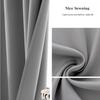 High-Precision Curtain Finished Curtain Fabric Solid Color Heat Insulation Window + Shading