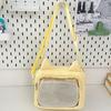 Y2k Transparent Itabag Nylon Small Square Bag Fashion JK Shoulder Bag  Daily