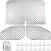 3 Set Car Sunshade Windshield Covers Sun Block for Ford Transit Custom MK8 2012-2022 Auto Window UV Protection Shield ReflectiveGood product
