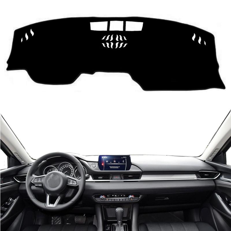 

Автостайлинг Для Mazda 6 Atenza GL 2018 Коврик на панель приборов Коврик на панель Приборная панель Защита от солнца Ковер Анти-УФ Аксессуары Black(Black Edge)