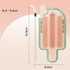 Multifunctional Corner Cat Massage Comb Funny Ice Cream Shape Self Cleaning Wall-Mountable Cats Scratcher Kitten Accessories