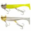 30g/108mm Artificial Soft Bait Mackerel Feathers Zinc Alloy Jig Head Lure  Lead Fishing Hook