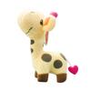 12cm Cute Giraffe Plush Toy Pendant Soft Deer Stuffed Cartoon Animals Doll Baby Kids Toys Christmas Birthday Colorful Gifts