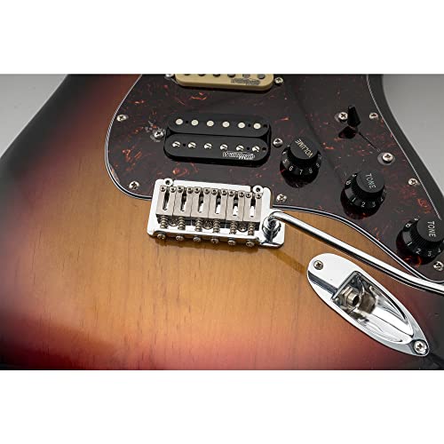 Musiclily Pro 10.5mm Stainless Steel Guitar Bridge Saddles for ST Strat/TL Telecaster Electric Guitars, Original Color (Set of 6)