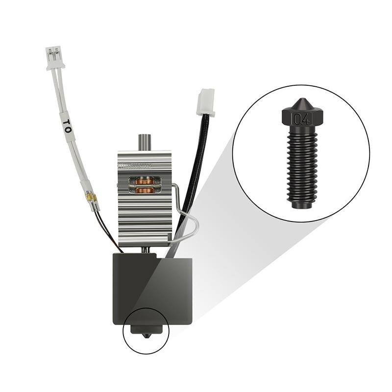 1ks Příslušenství k 3D tiskárně Extruzní tryska Tryska z tvrdé mosazi Koncové sady Nástroje