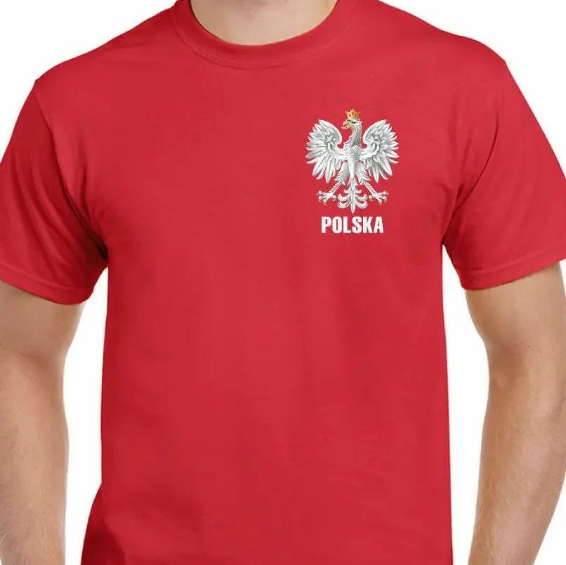 Poland TShirt Polska Eagles Unisexs Polish Shirts Short Sleeve Casual ONeck Tshirts